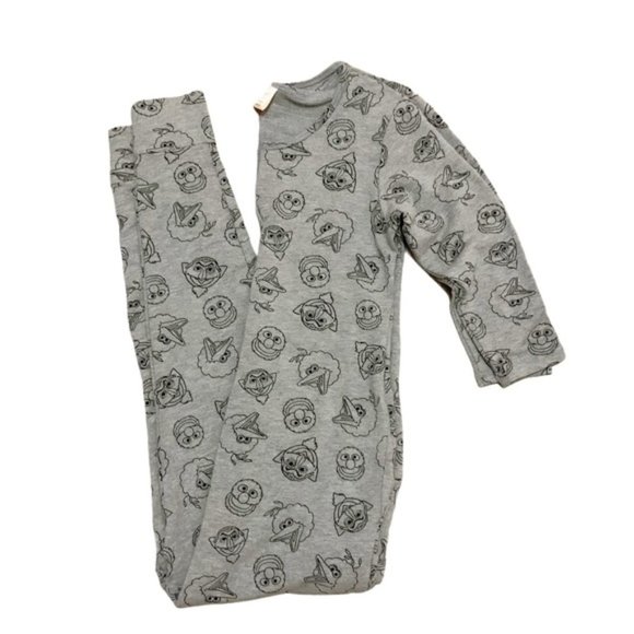 Sesame Street x Smash+Tess The Monster Romper Jumpsuit Gray - Picture 7 of 10